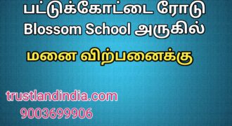 பட்டுக்கோட்டை ரோடு Blossom School அருகில் வீட்டு மனை விற்பனைக்கு..