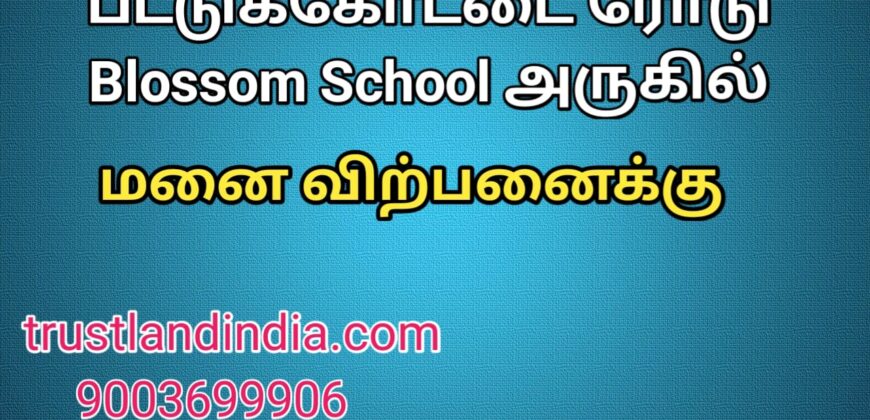 பட்டுக்கோட்டை ரோடு Blossom School அருகில் வீட்டு மனை விற்பனைக்கு..