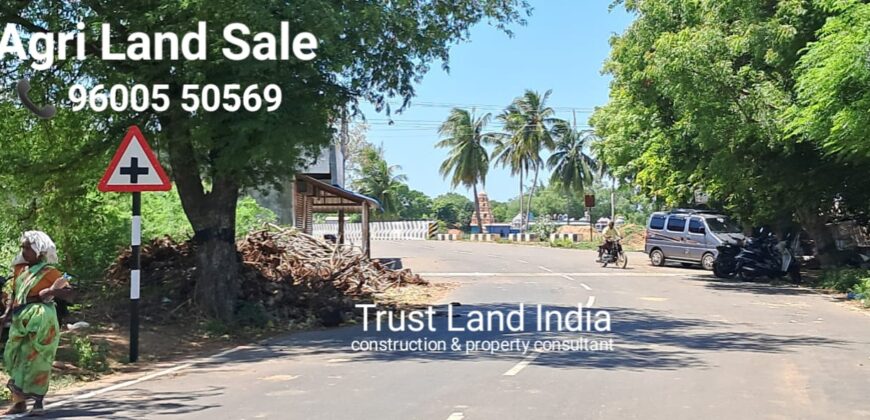 தஞ்சாவூர் To மருங்குளம் மெயின் ரோடு விவசாய நிலம் விற்பனைக்கு!