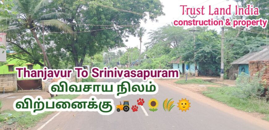 Thanjavur to Srinivasapuram road Agri Land for sale!