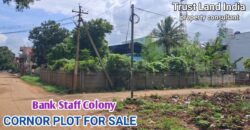 Corner Plot for Sale – Bank Staff Colony!