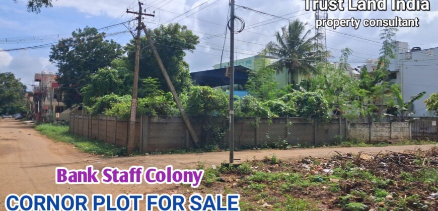 Corner Plot for Sale – Bank Staff Colony!