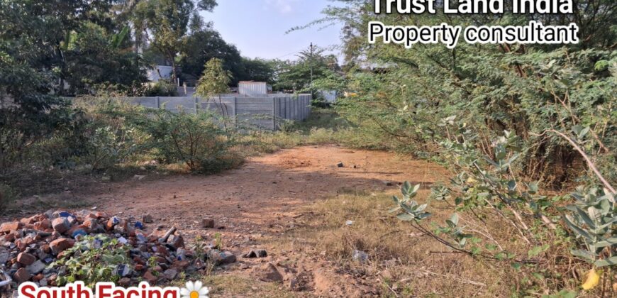 Prime 2400 sqft South-Facing Plot for Sale in Thomankudisai!