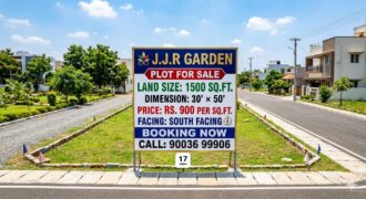 JJR GARDEN NEAR PLOT FOR SALE!