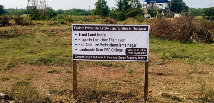 Property for Sale: Parisutham Jems Nagar!