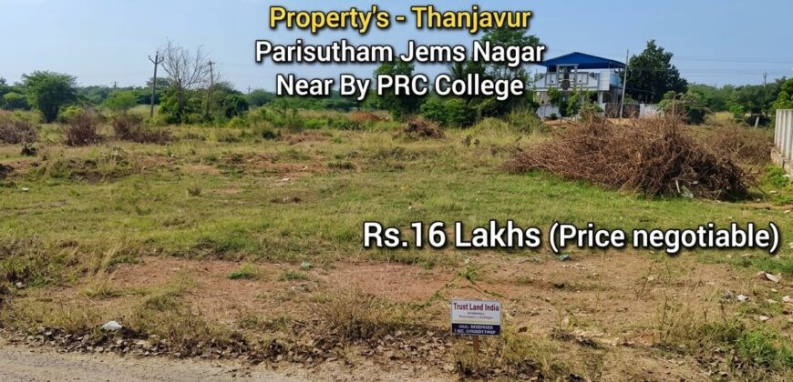 Property for Sale: Parisutham Jems Nagar!
