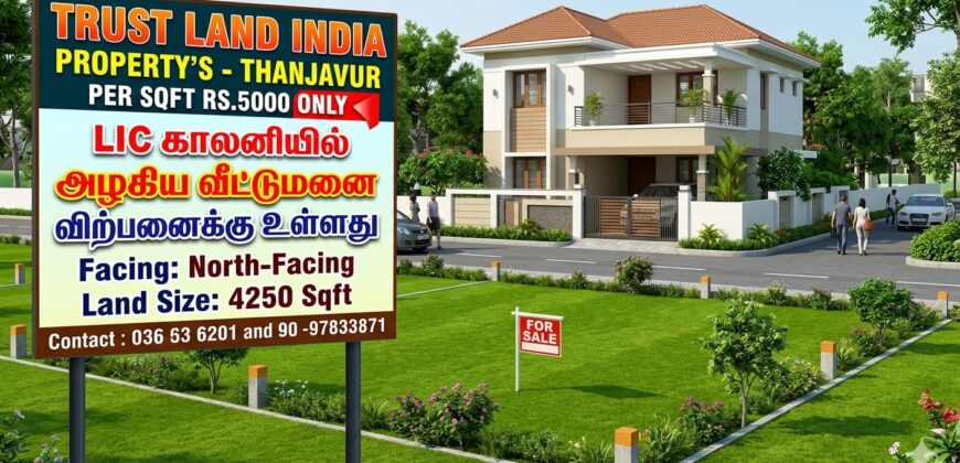 Prime 4250 Sq. Ft. North-Facing Plot in LIC Colony!